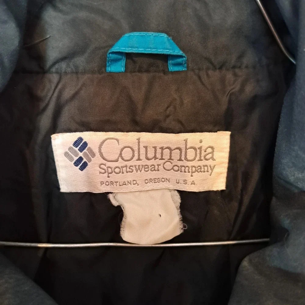 Vintage Columbia Jacket Women Vamoose Purple Teal.